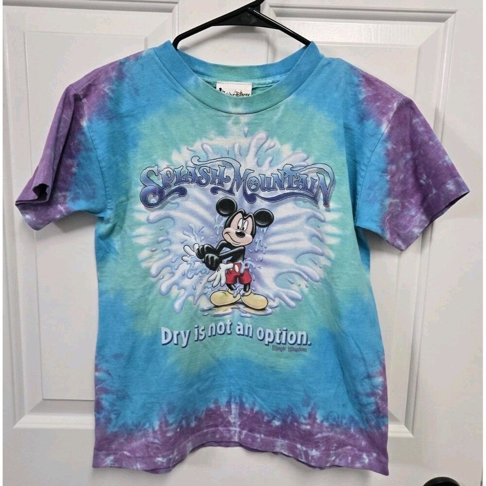 Vintage 90’s Liquid Blue x Walt Disney World Splash Mountain Tie Dyed Shirt